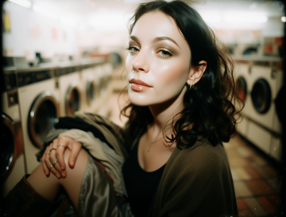 Emma-Jane MacKinnon-Lee — photographer, creative coder and video artist, cinematic night-walk fashion portrait